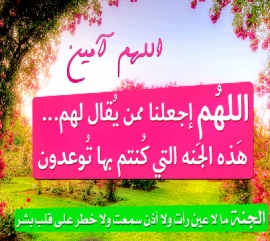 وصف الجنة فماذا بعد هذا الوصف